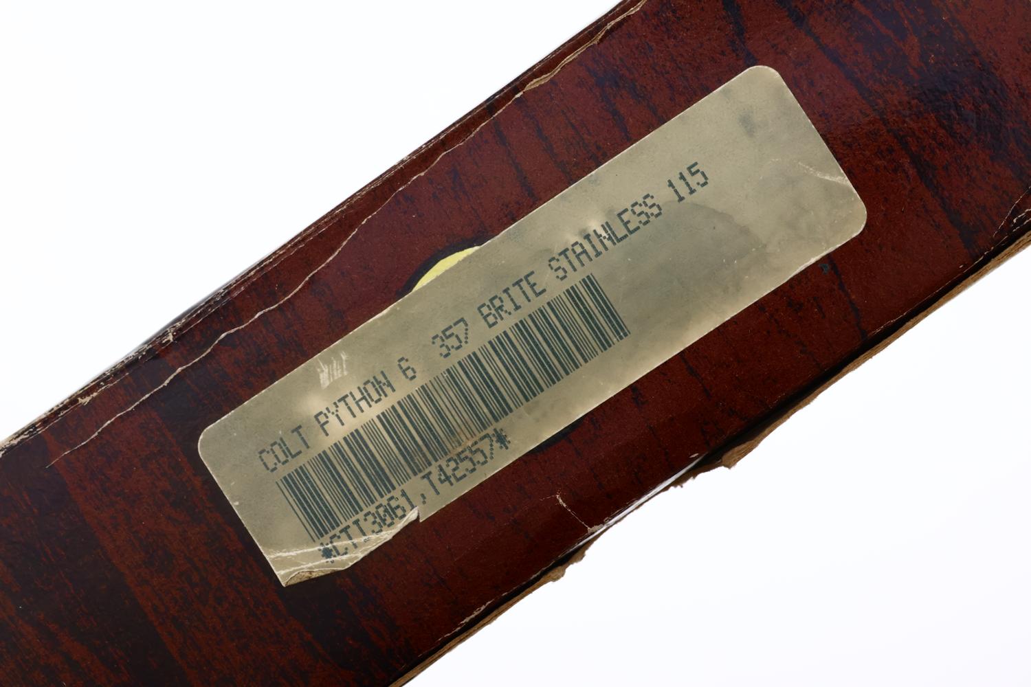 Colt Python, Brite Stainless Steel, Matching Box, T42557, FB02282 - Image 17