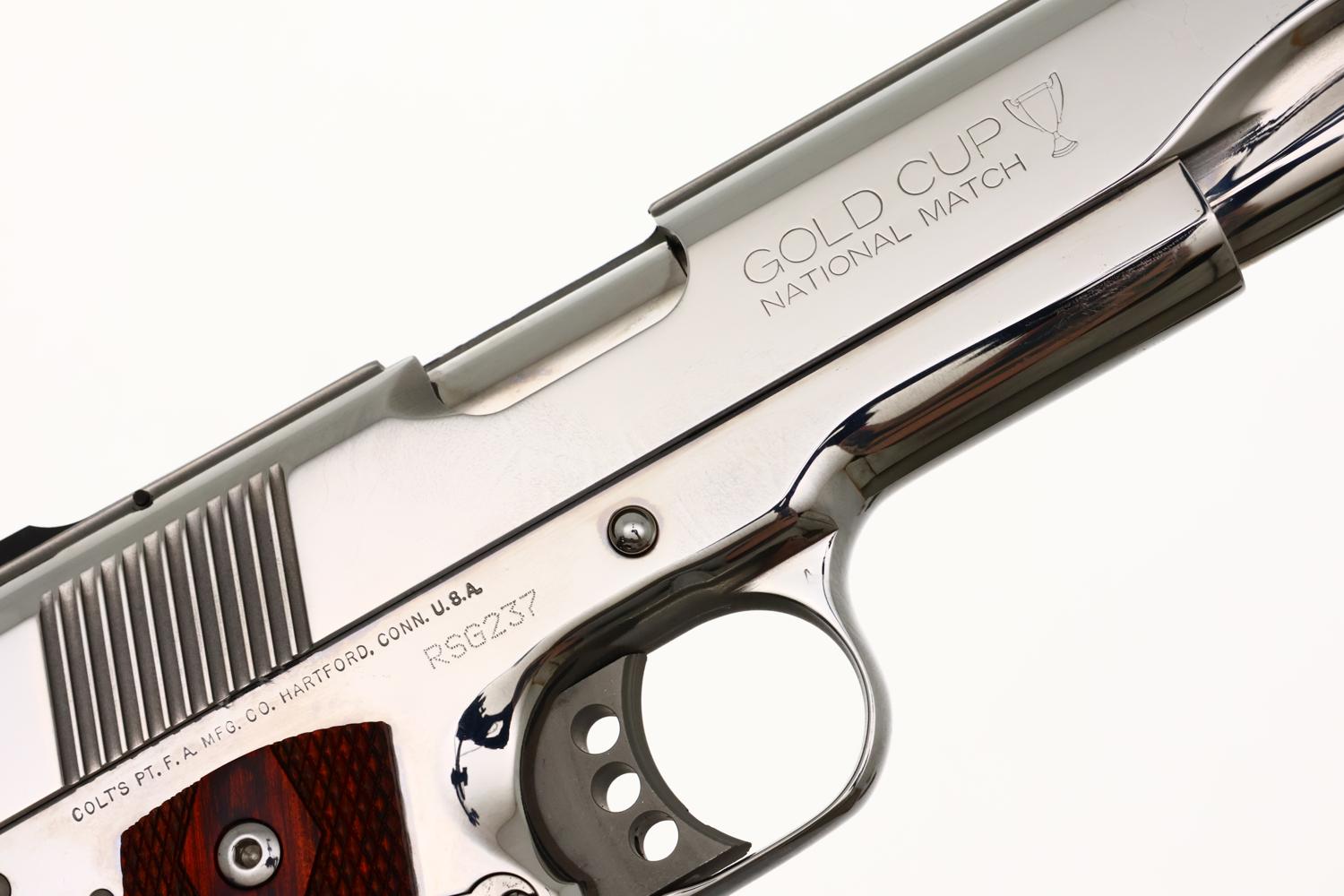 Colt Stainless Steel, Series 80, Gold Cup National Match, RSG237, FB02264 - Image 2