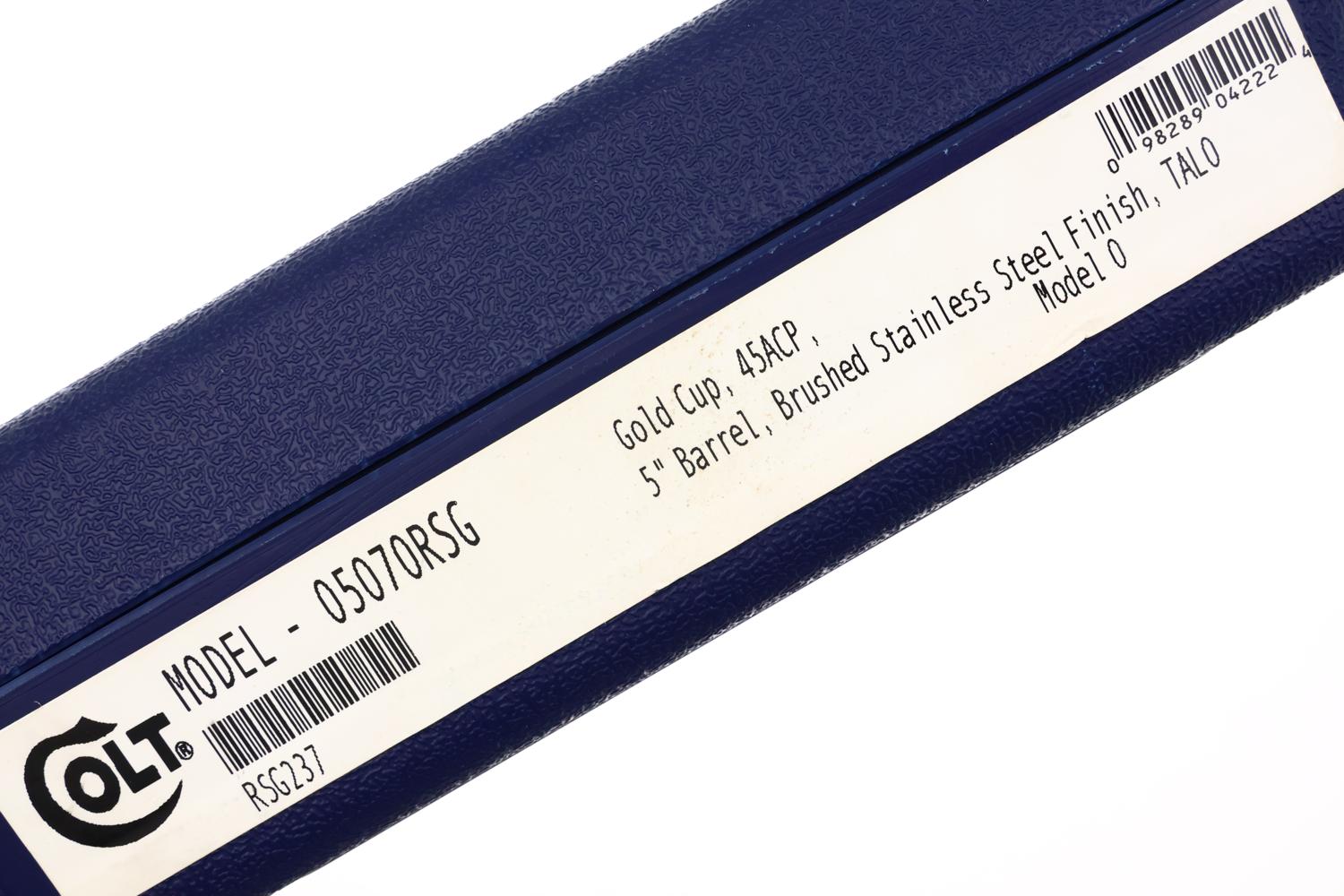 Colt Stainless Steel, Series 80, Gold Cup National Match, RSG237, FB02264 - Image 15