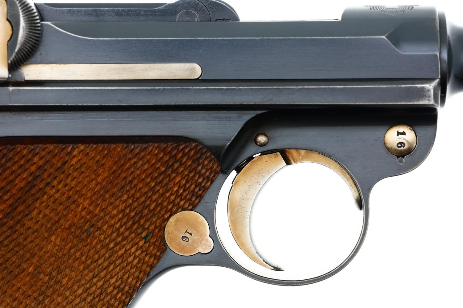 DWM 1900 Swiss Commercial Luger, Non-Relieved Frame, 916, FB02321 - Image 4