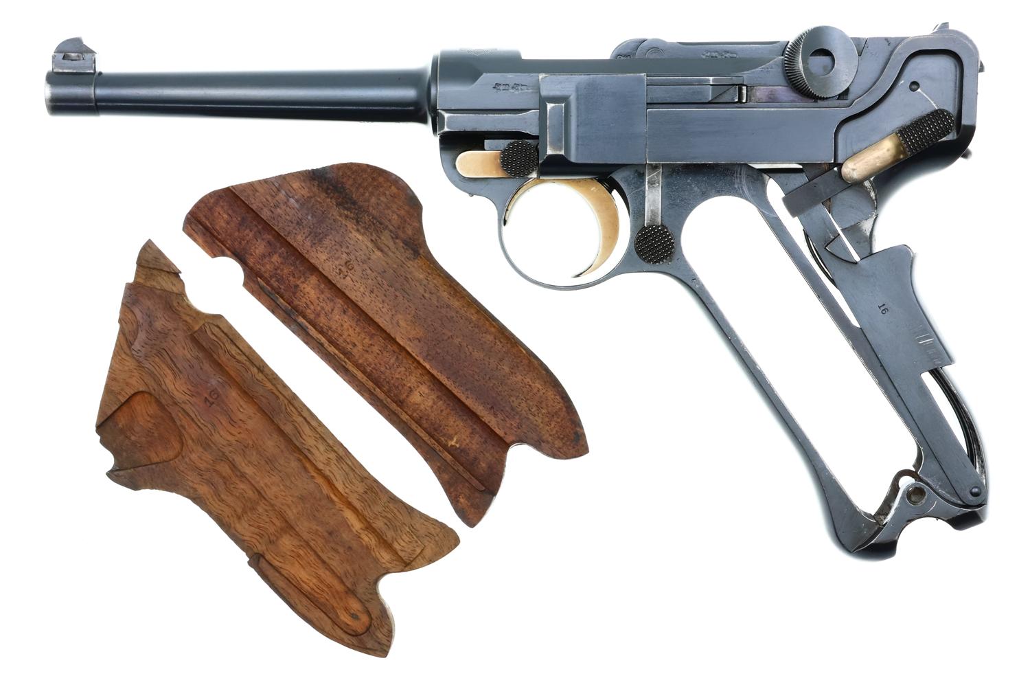 DWM 1900 Swiss Commercial Luger, Non-Relieved Frame, 916, FB02321 - Image 9