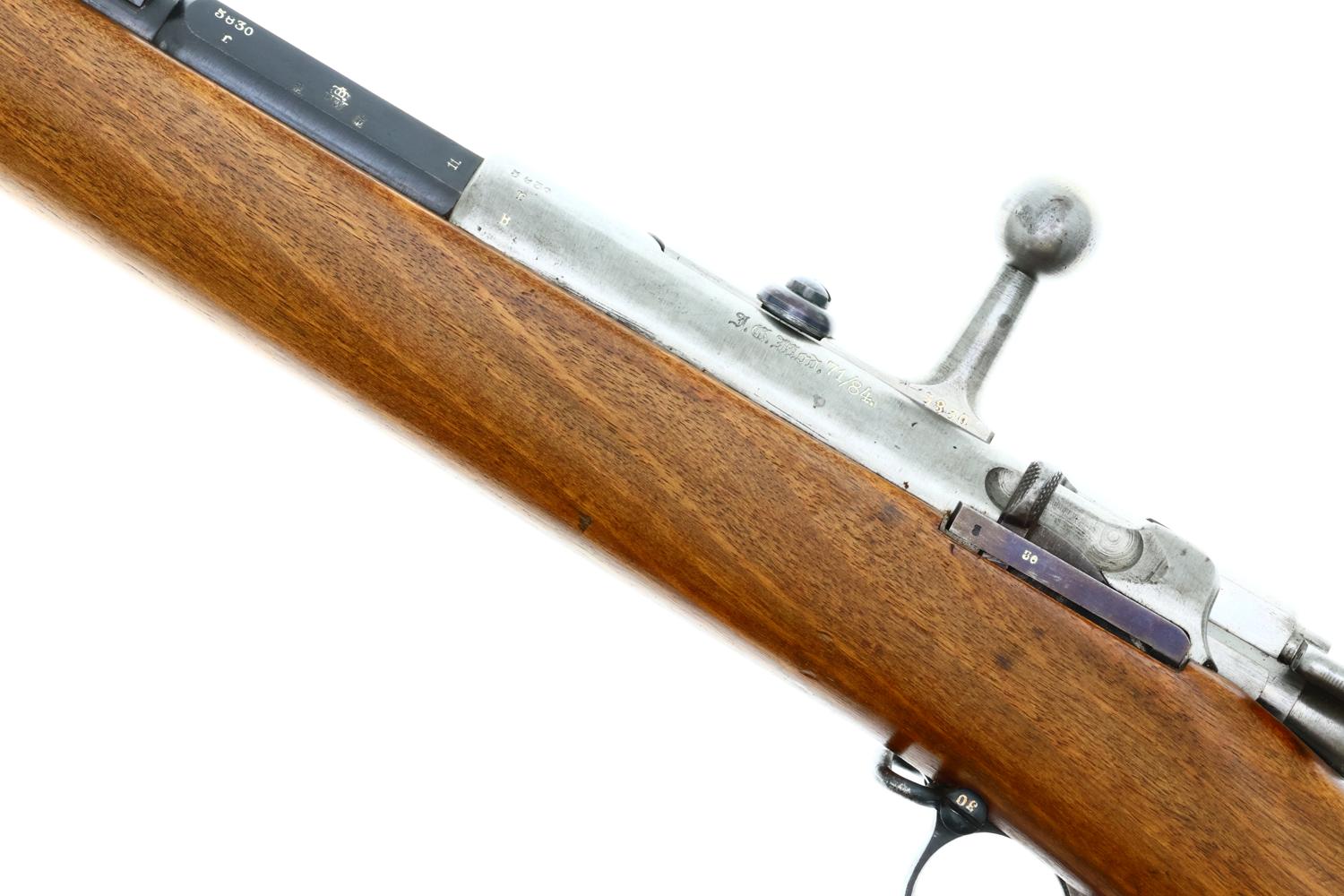 Mauser Gewehr 71-84 Military Rifle, Danzig Arsenal, 1887, 5830r, O-220 - Image 13