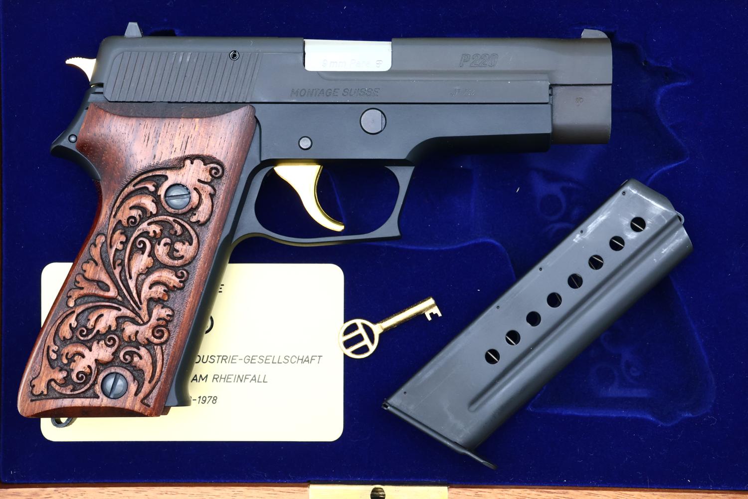 SIG SAUER, P220 125th Commemorative Pistol, Cased. JP714, FB02006 - Image 2