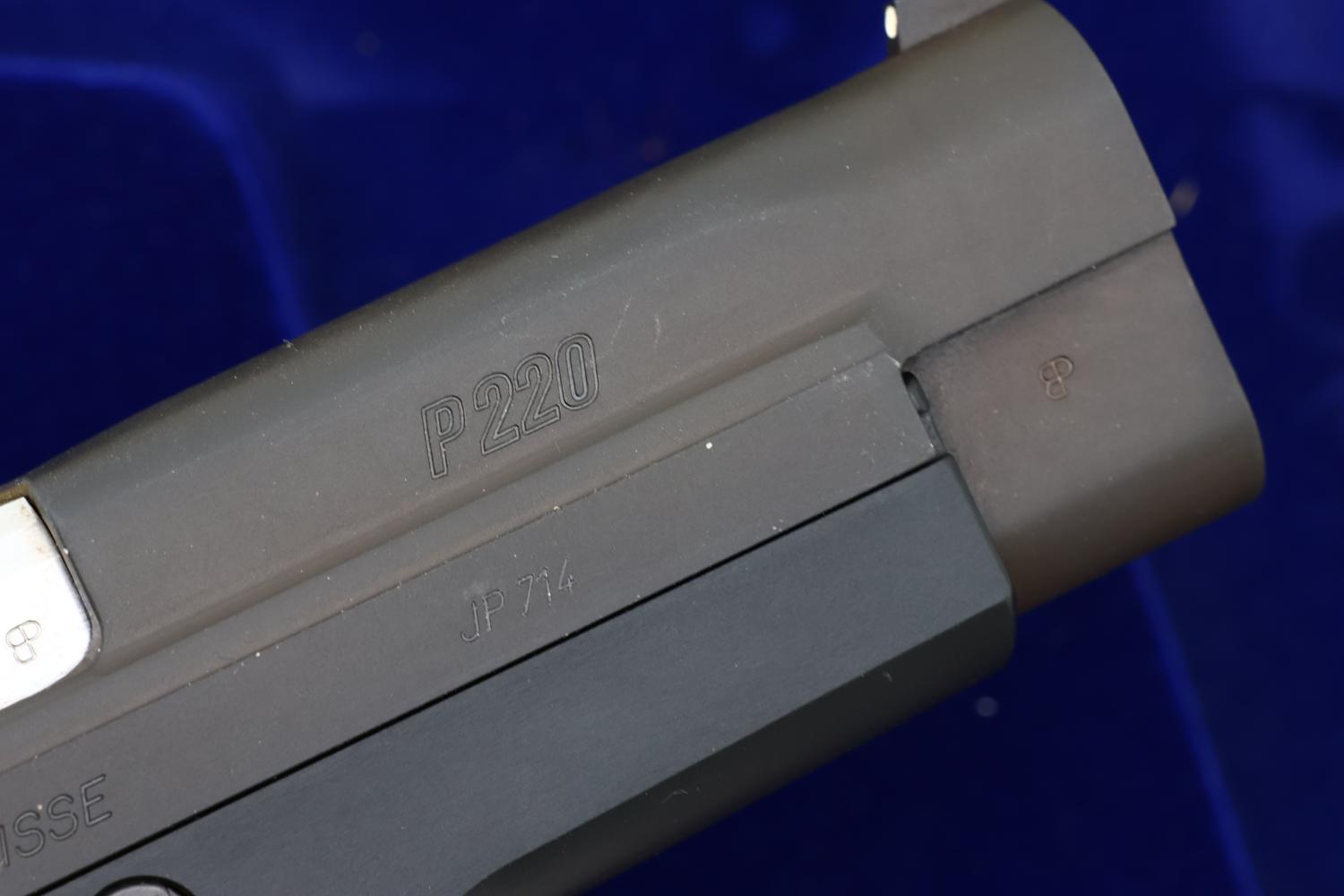 SIG SAUER, P220 125th Commemorative Pistol, Cased. JP714, FB02006 - Image 5