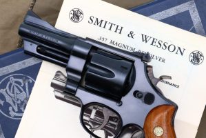 S&W, Model 27-2,  3.5" Barrel Revolver, Boxed,  N12823, FB01261