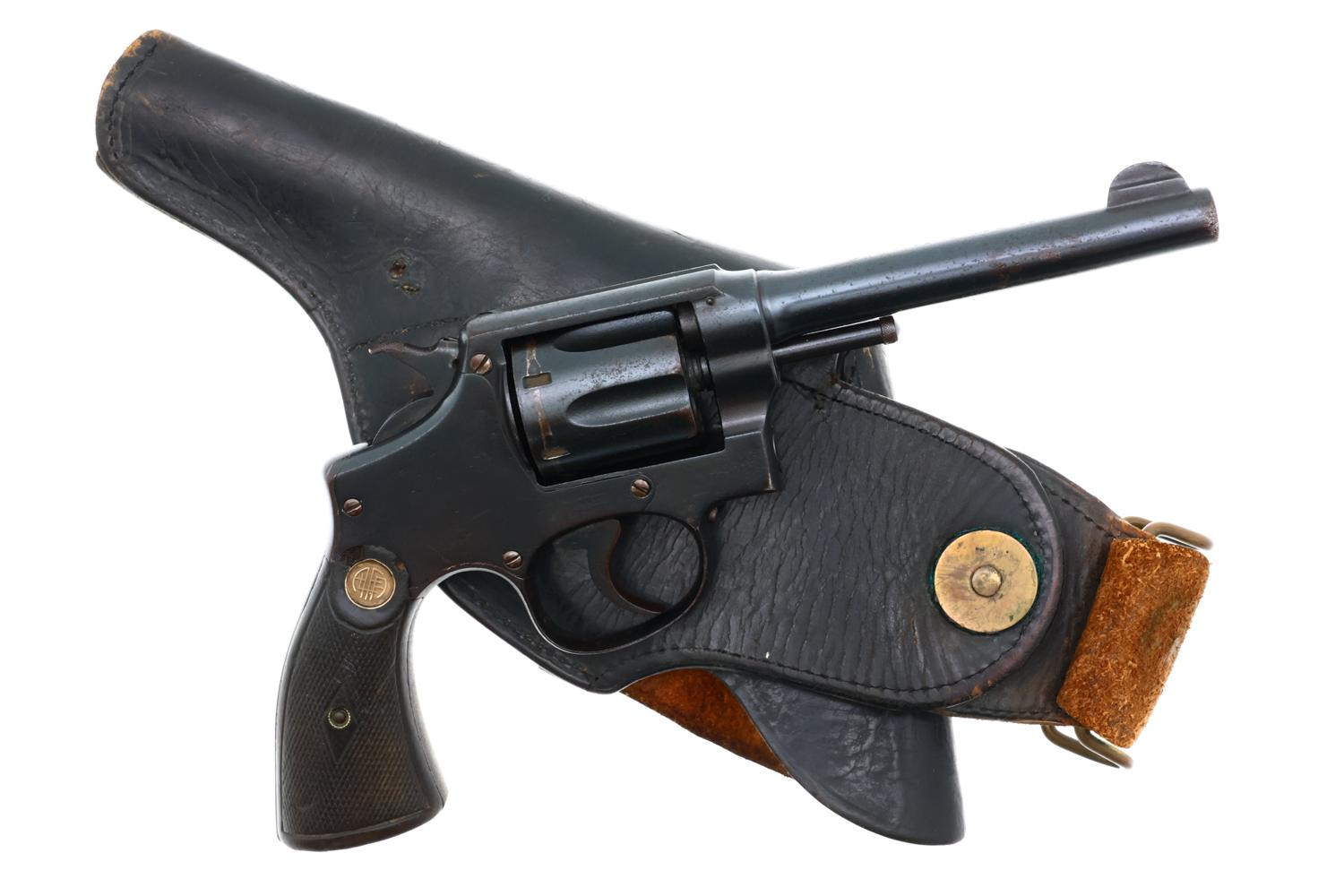 Spanish ALPHA Copy S&W K Frame Revolver, Holster, PCA-199 - Image 3