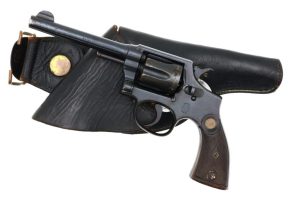 Spanish ALPHA Copy S&W K Frame Revolver, Holster, PCA-199