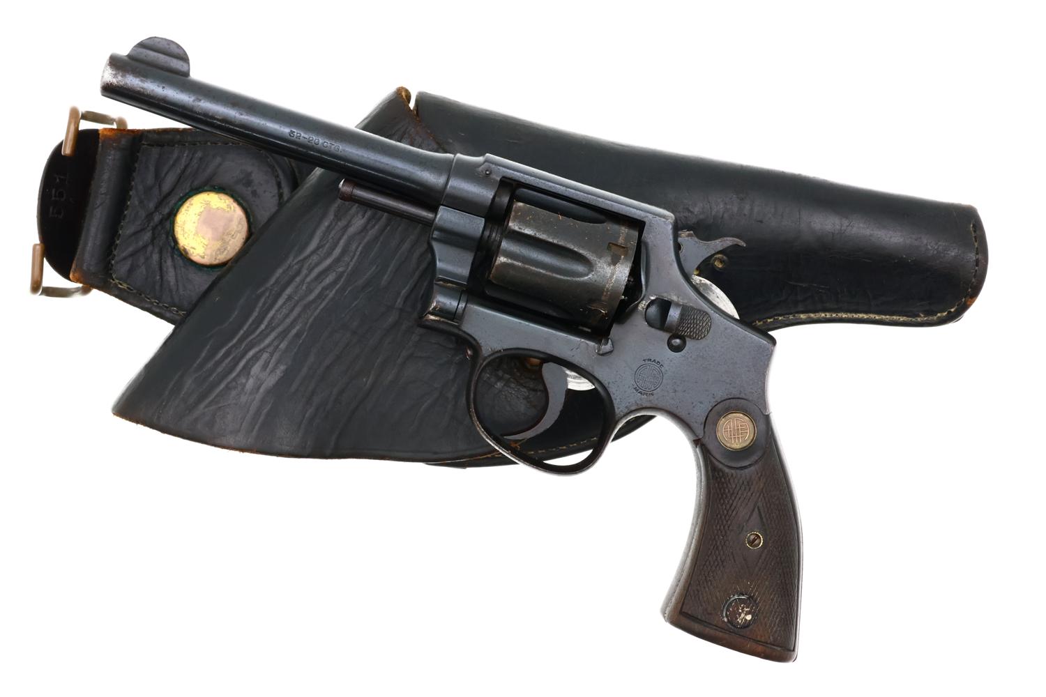 Spanish ALPHA Copy S&W K Frame Revolver, Holster, PCA-199 - Image 8