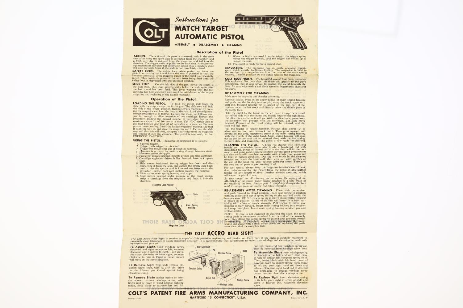 Superb Colt 3rd Series, Match Target Woodsman, Boxed, 167812-S, FB02298 - Image 17