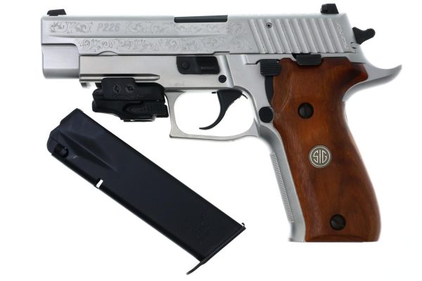 SIG SAUER Stainless Engraved P226, Crimson Laser, 47A216427