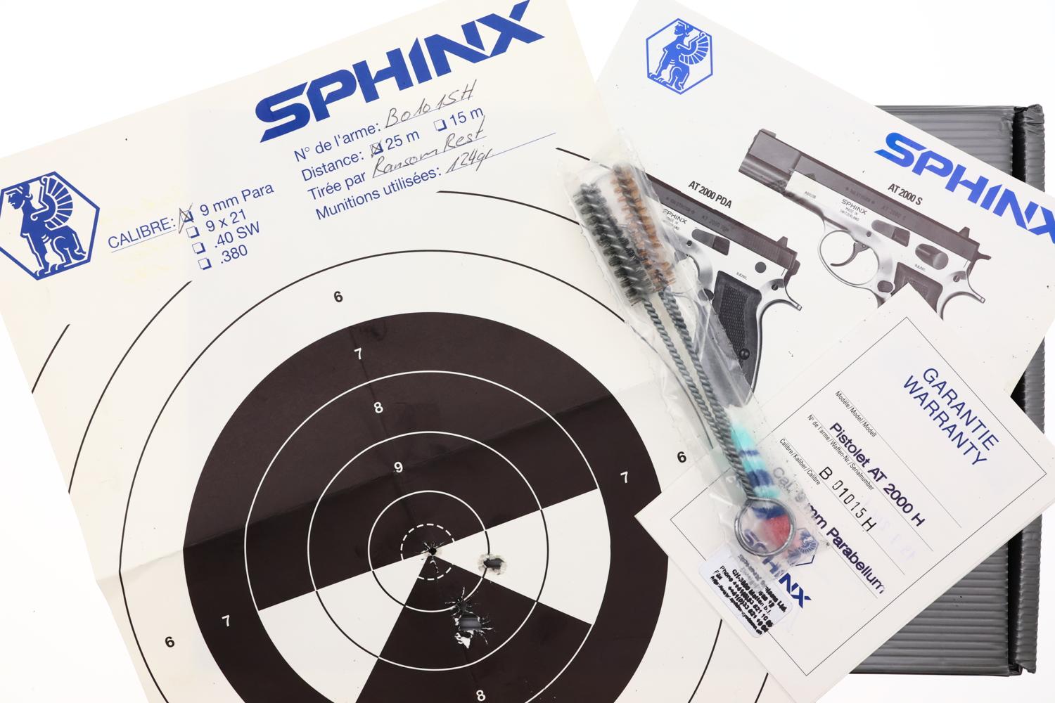 Swiss Sphinx, AT2000H, Stainless Steel Pistol, Boxed, B01015H, FB02285 - Image 11