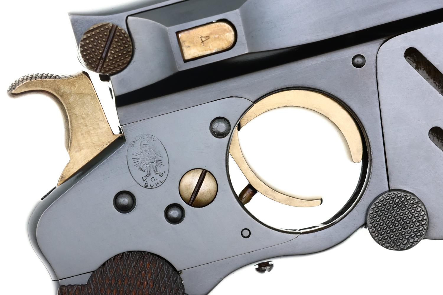 Bergmann 1896 No. 3 Target Pistol, ANTIQUE, 1444, O-271 - Image 5