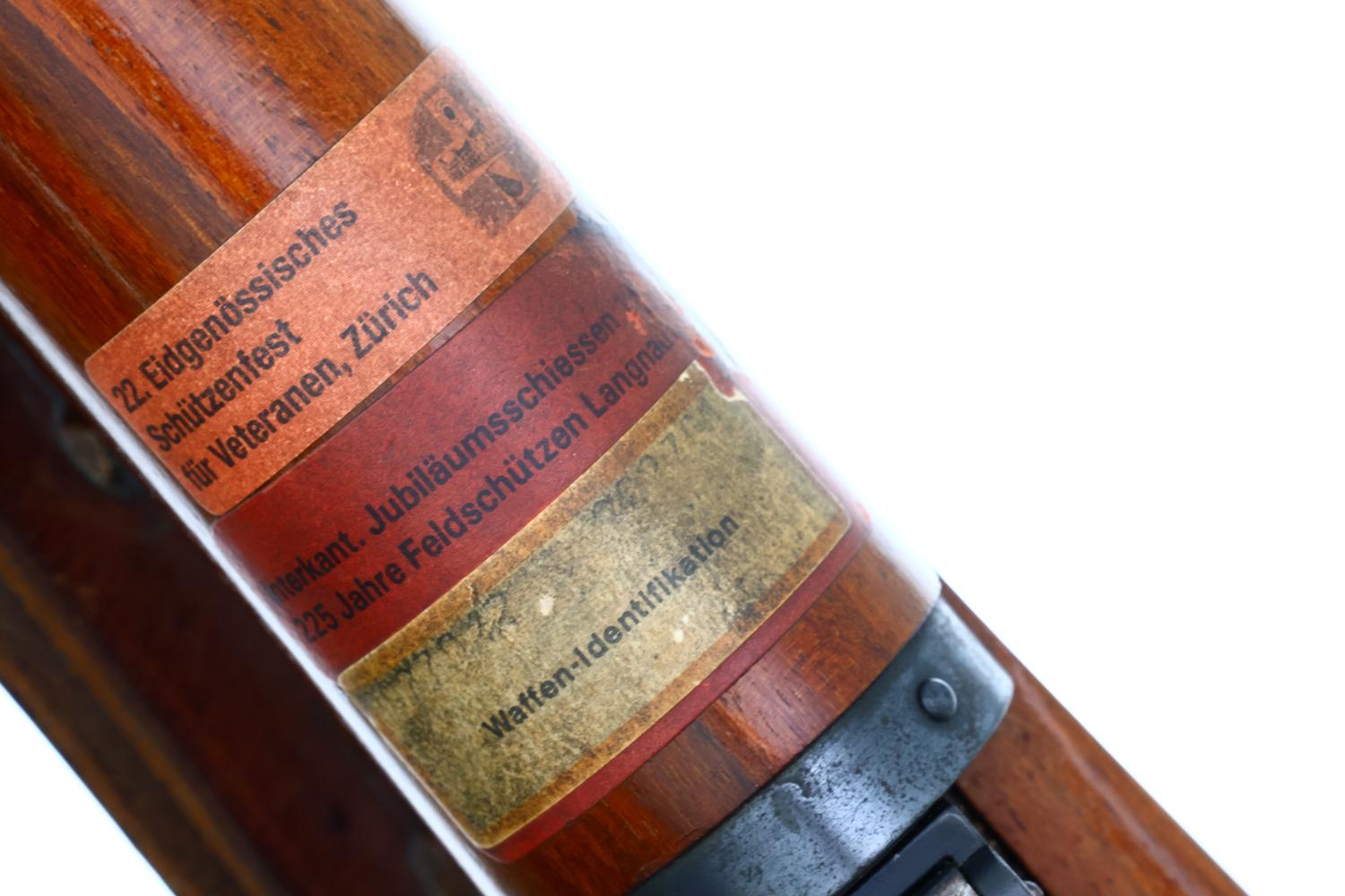 Bern K31 Swiss Target Rifle, Competition Stickers, P265966, FB02110 - Image 6