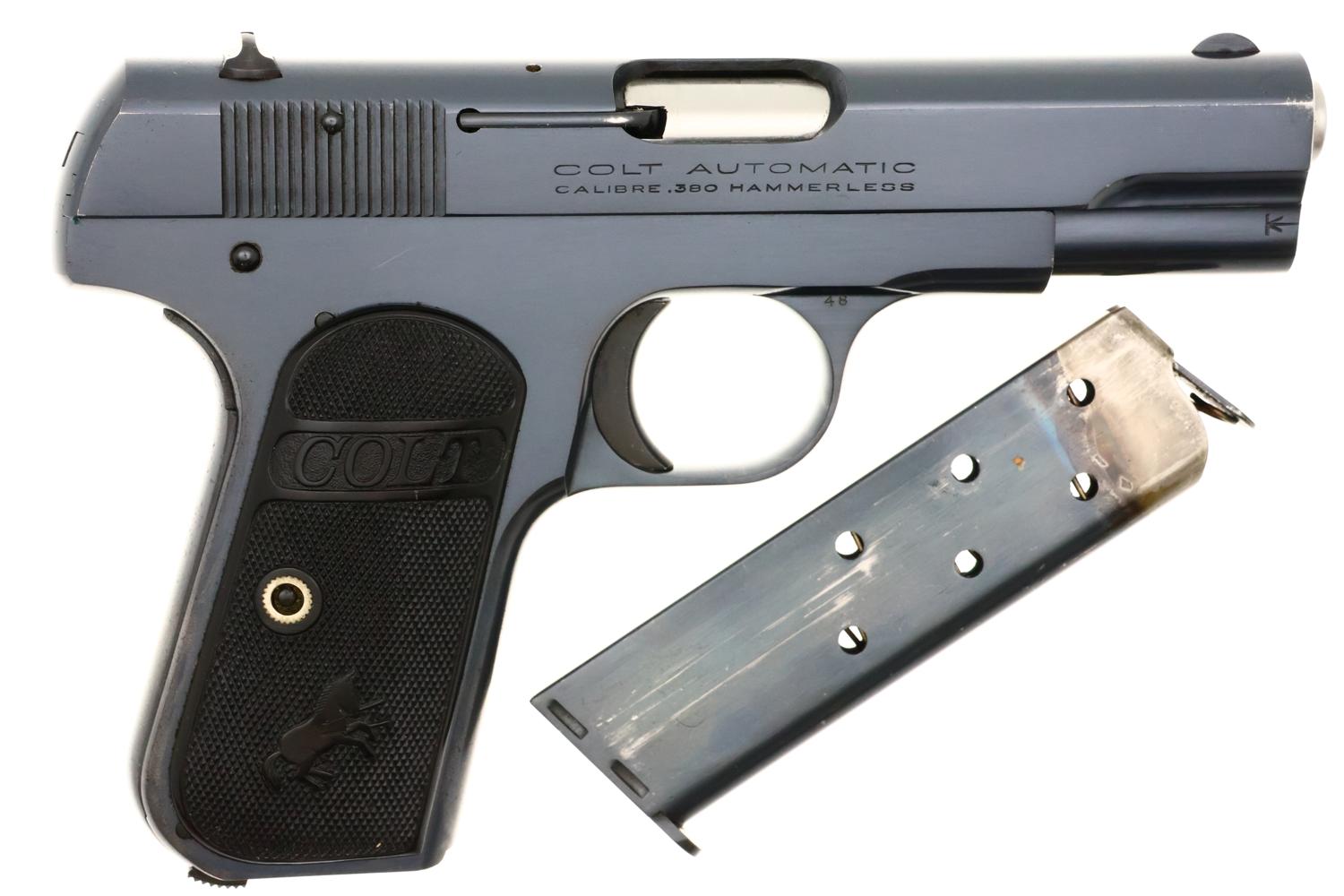 Colt 1908 Hammerless, .380 ACP, Factory Box, 58979, FB01642 - Image 3
