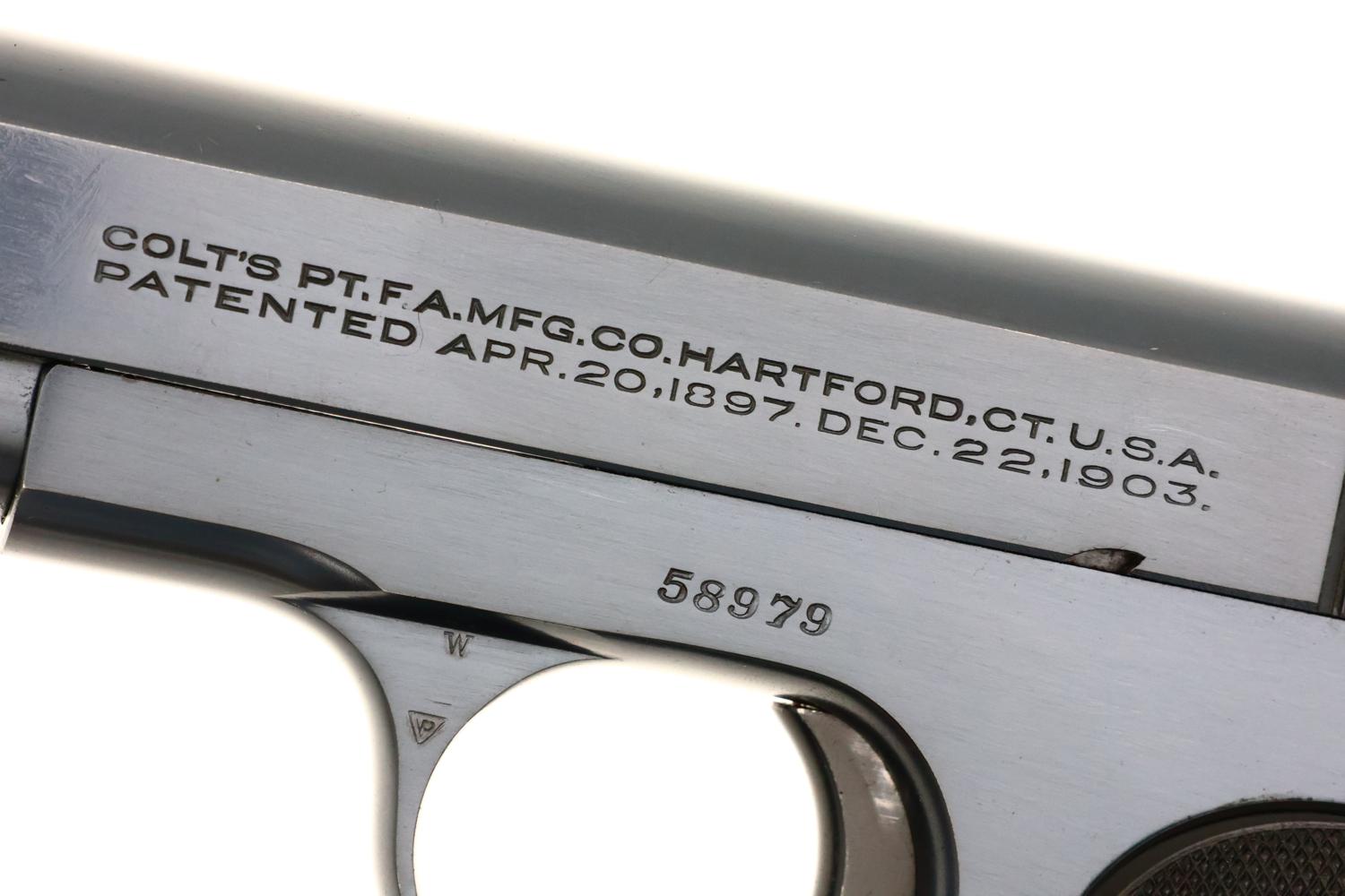 Colt 1908 Hammerless, .380 ACP, Factory Box, 58979, FB01642 - Image 4