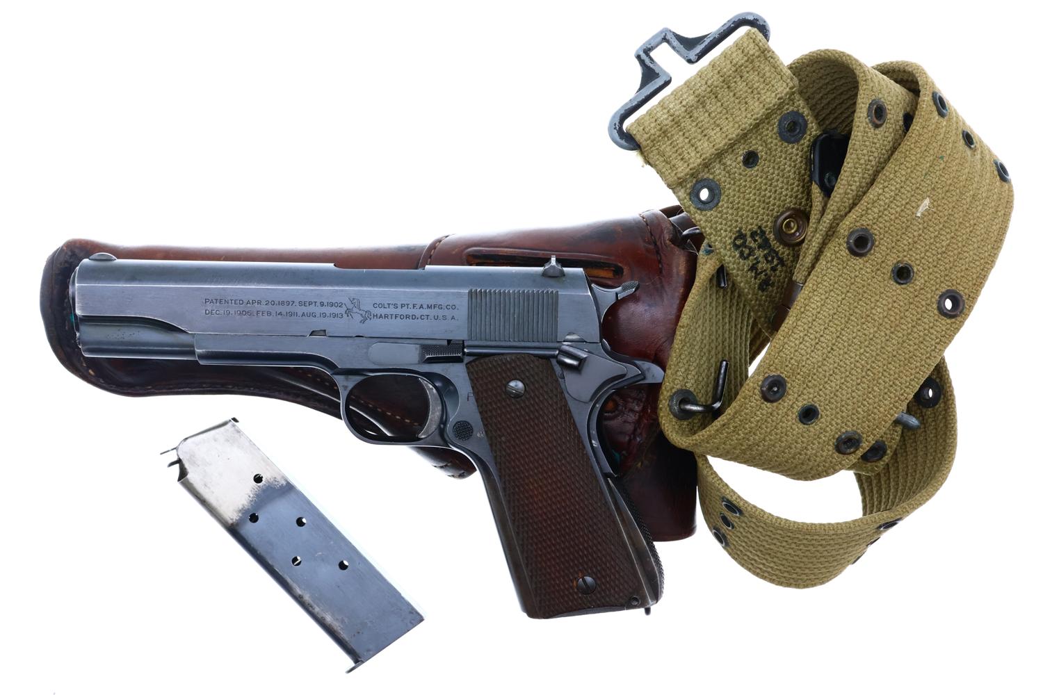 Colt 1911A1 Navy Pistol, Blued, Matching, from 1939, 715924, FB01515 - Image 3