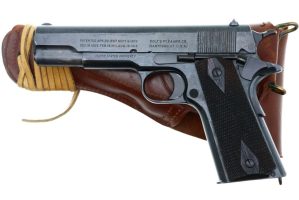 Colt 1911 US Military Pistol, WWI Navy Shipped, Rig, 233011, FB01628
