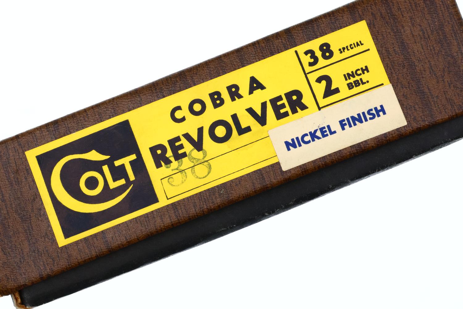 Colt Cobra, 38 Special, Factory Nickle, 268183-LW, Boxed, FB02157 - Image 15