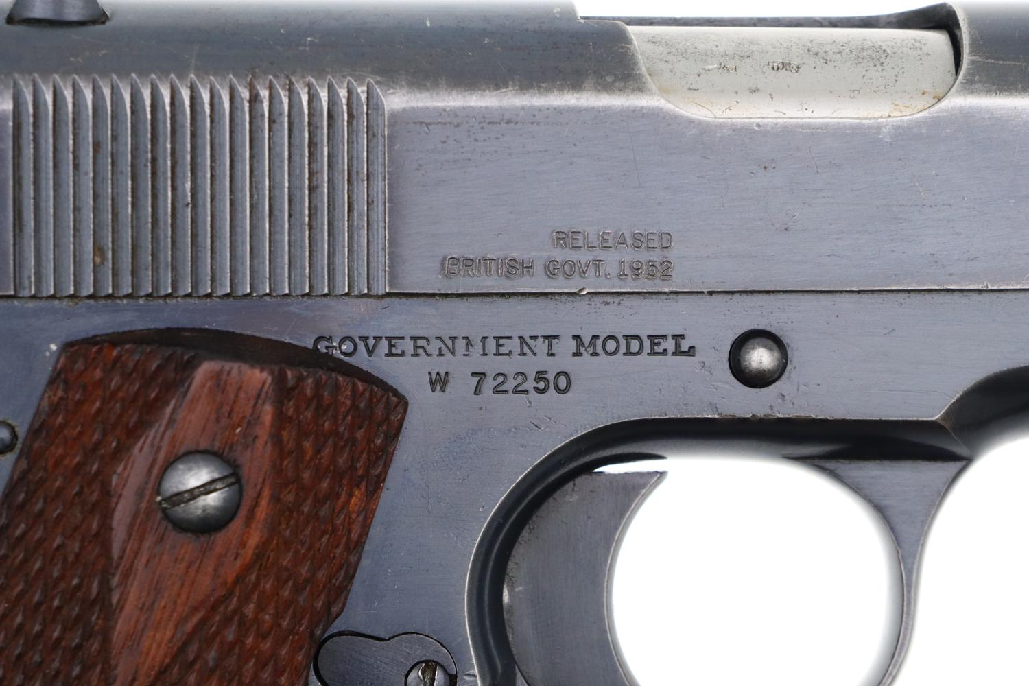 Colt Government Model, British .455, Correct Magazine, W72250, FB01517 - Image 2
