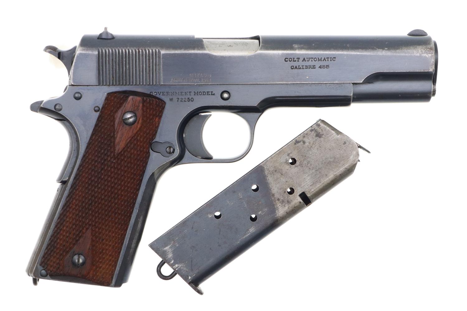 Colt Government Model, British .455, Correct Magazine, W72250, FB01517 - Image 3