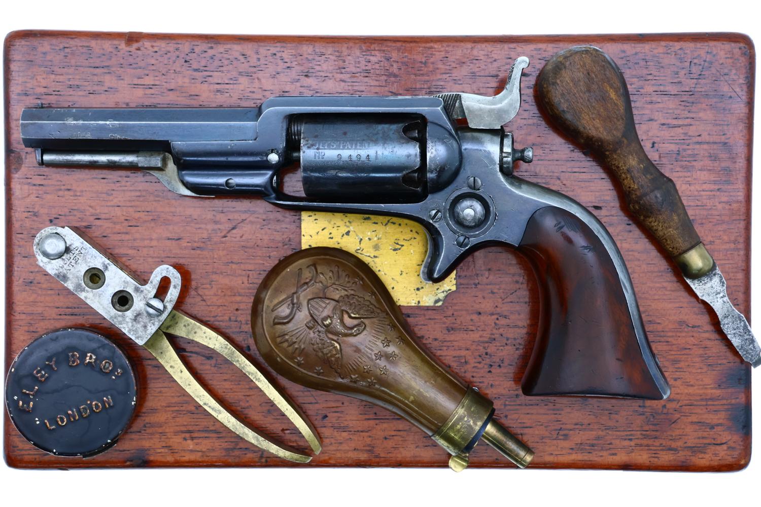 Colt 1855 Sidehammer Root Percussion Revolver, ANTIQUE, 9494, O-158