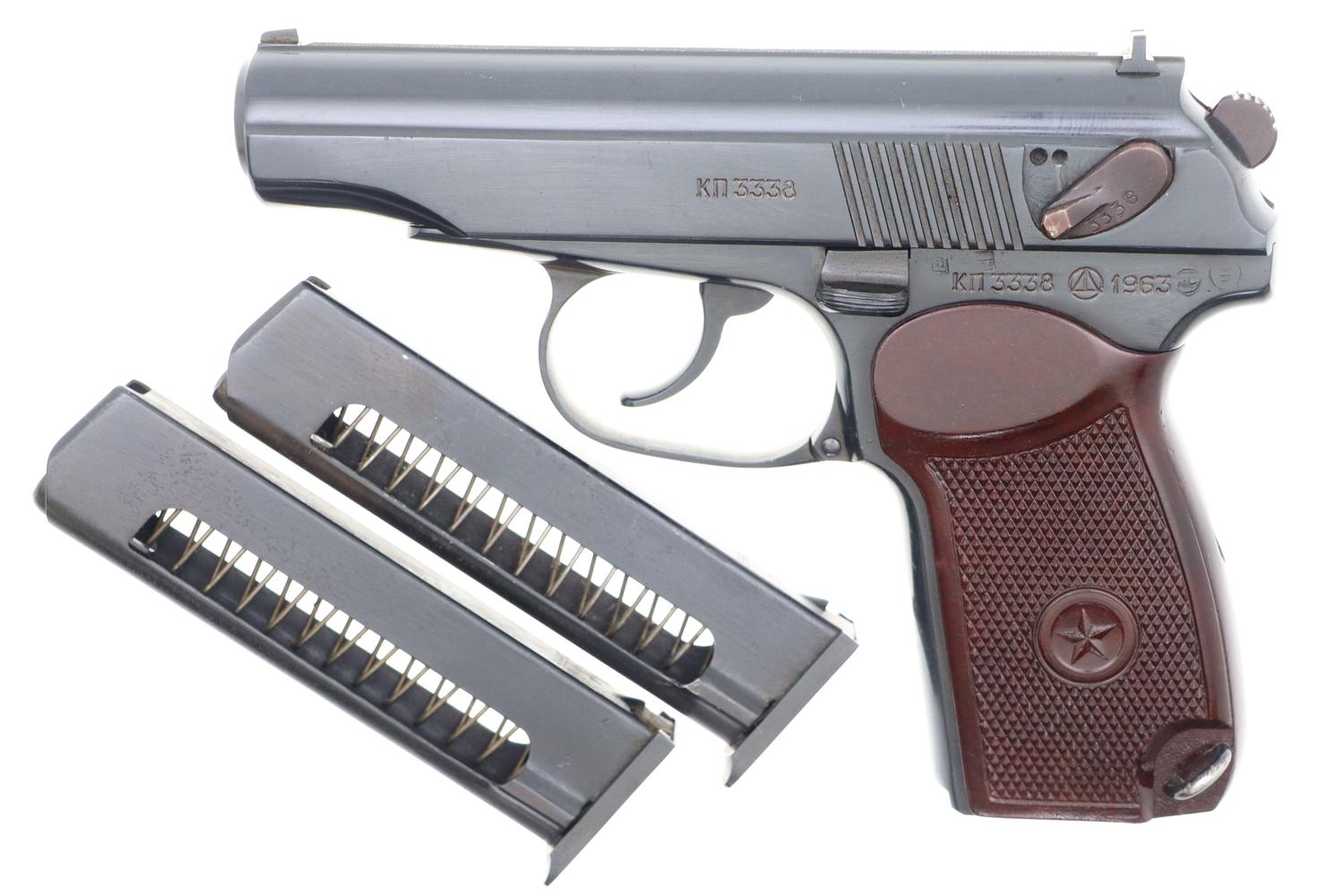 Early Russian Military, Makarov, Matching Mags, Dated 1963, 3338, FB00409