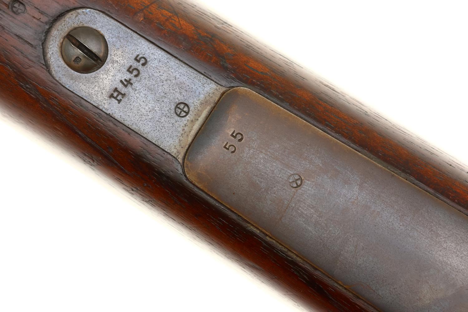 German Loewe 1895 Chilean Mauser Military Rifle, ANTIQUE, H455, FB01789 - Image 7