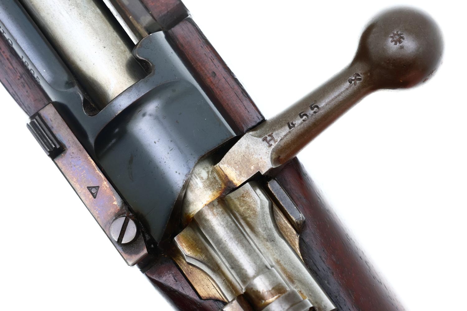 German Loewe 1895 Chilean Mauser Military Rifle, ANTIQUE, H455, FB01789 - Image 10