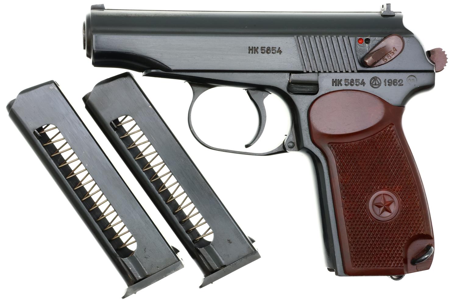 Gorgeous Russian Military Makarov, Matching Magazines, Dated '62, FB00419
