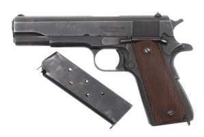 Ithaca 1911A1 pistol, Military, British Lend Lease, 1255532, FB01512