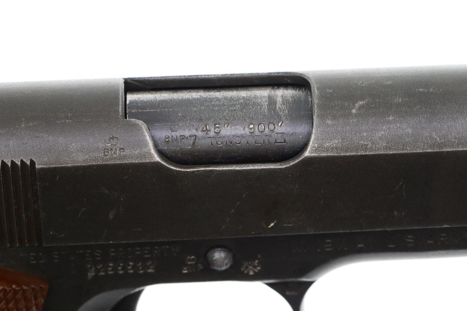 Ithaca 1911A1 pistol, Military, British Lend Lease, 1255532, FB01512 - Image 4