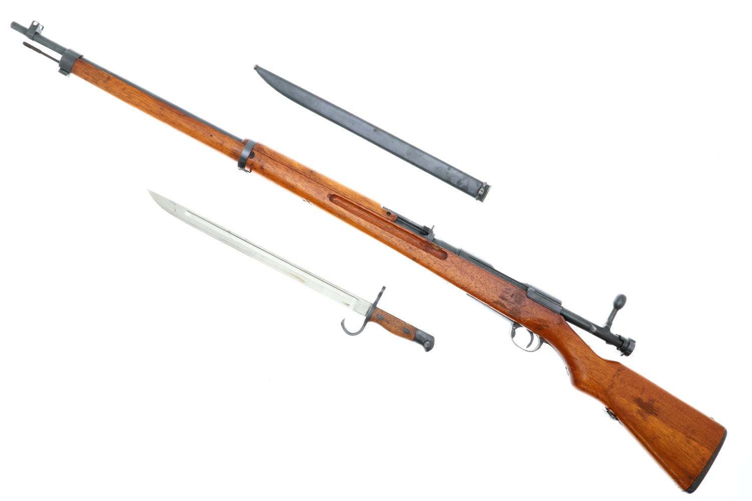 Japanese Arisaka Type 38 WWII Military Rifle, Bayonet, 41039, FB01805