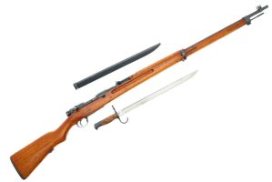 Japanese Arisaka Type 38 WWII Military Rifle, Bayonet, 41039, FB01805