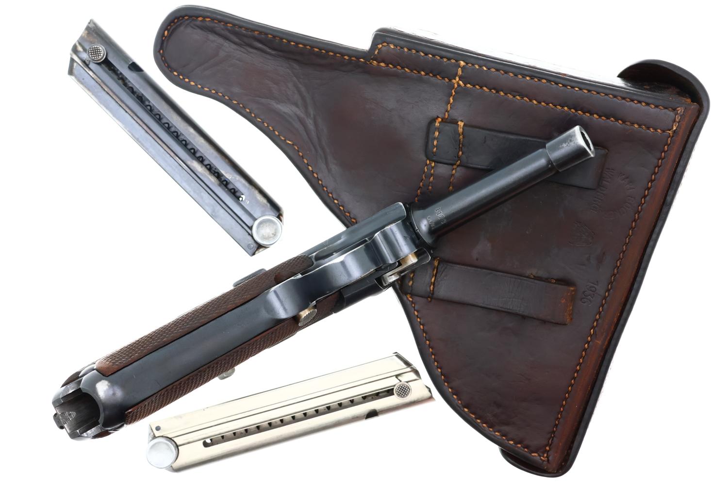 Mauser 1936 dated S/42 Luger Pistol, Rig, 1128h, FB01578 - Image 8