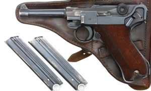 Mauser 1939 S/42 German Army WWII Luger Pistol, 5946o, FB01577