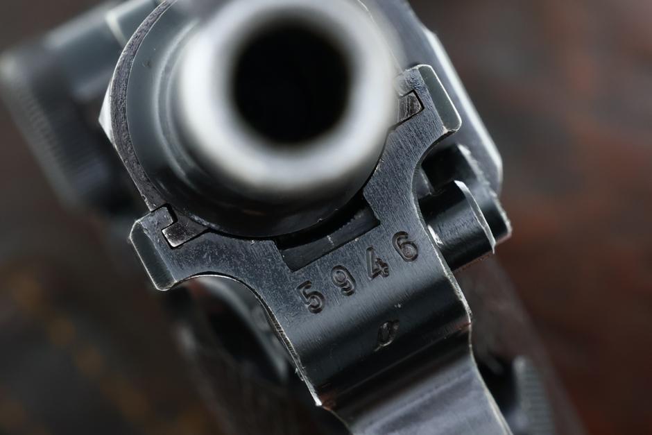 Mauser 1939 S/42 German Army WWII Luger Pistol, 5946o, FB01577 - Image 11