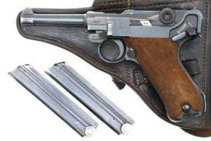 Mauser Luger 1938 S/42 German WWII Military pistol, 8300i, FB01576