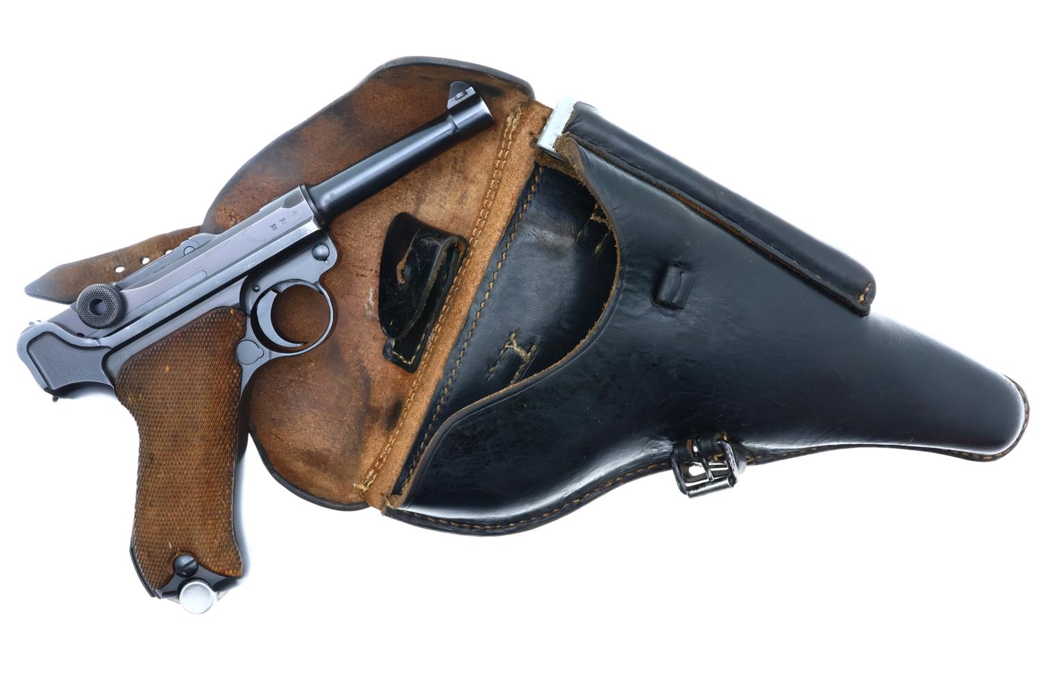 Mauser Luger 1938 S/42 German WWII Military pistol, 8300i, FB01576 - Image 19