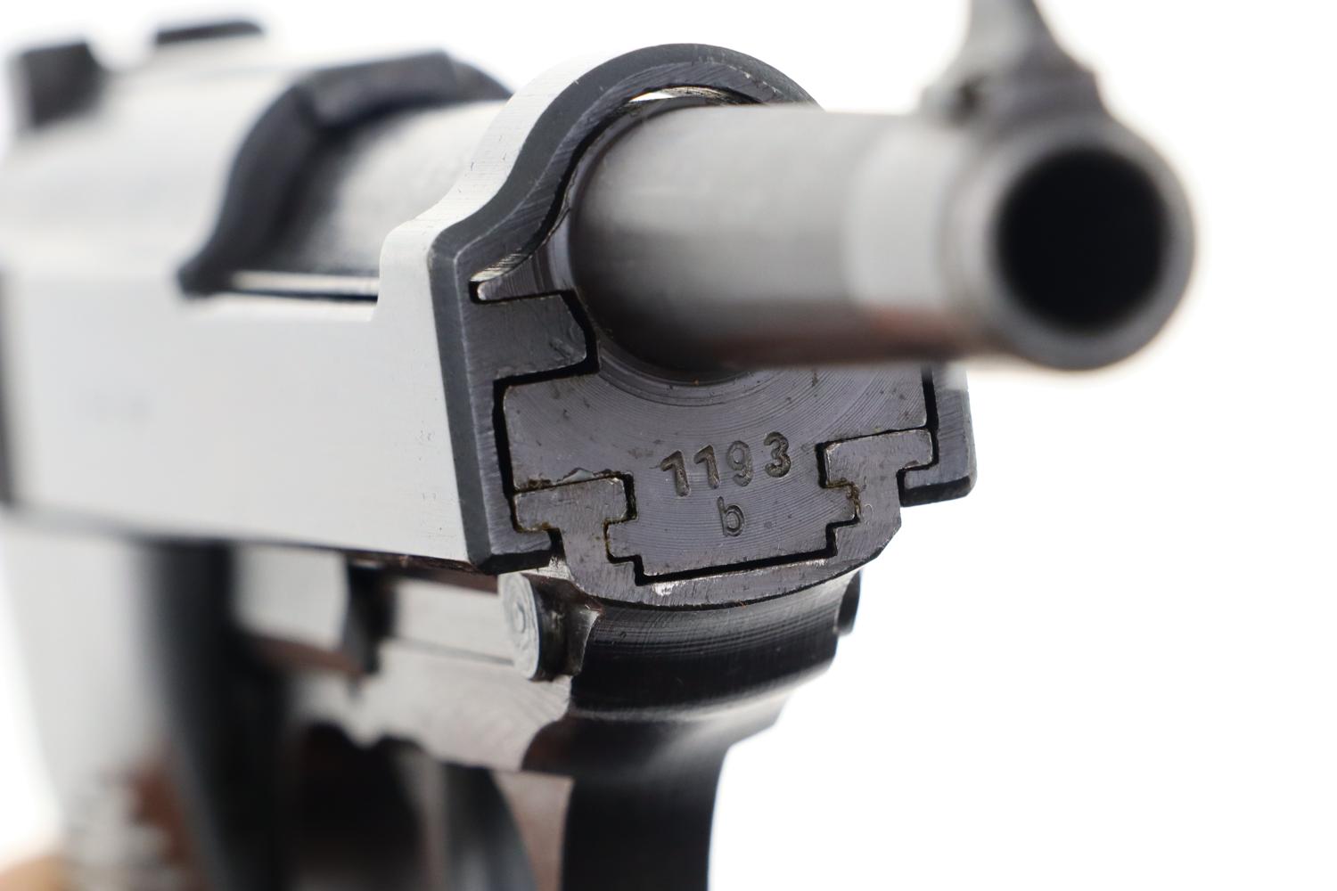 Mauser P38, byf 44, WWII German military pistol, Holster, 1193b, FB01494 - Image 6