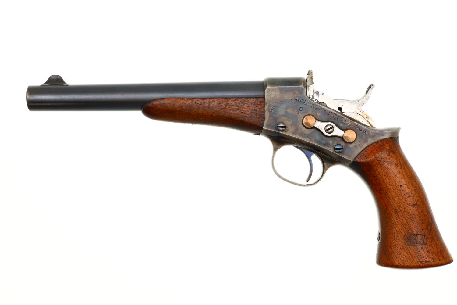 Remington Model 1871 Army Pistol, US military, .50CF, ANTIQUE, 5614, O-150