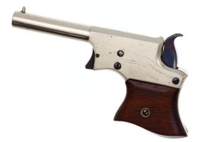 Remington No. 1 Vest Pocket Pistol, Factory Nickle, ANTIQUE, 81462, O-165