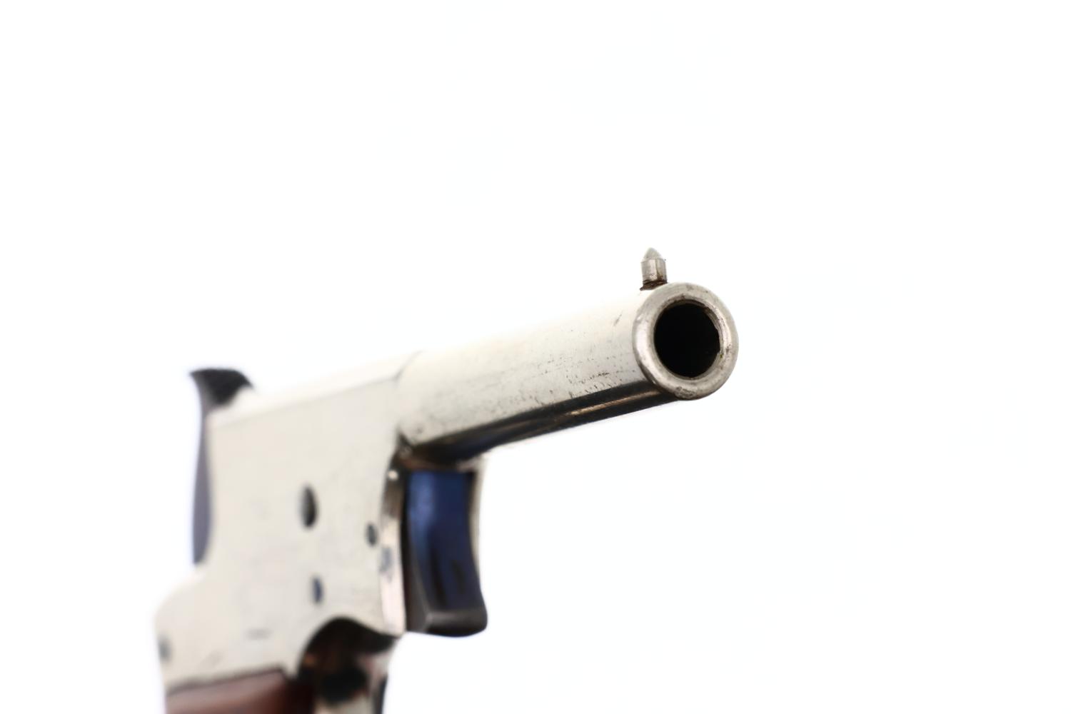 Remington No. 1 Vest Pocket Pistol, Factory Nickle, ANTIQUE, 81462, O-165 - Image 8