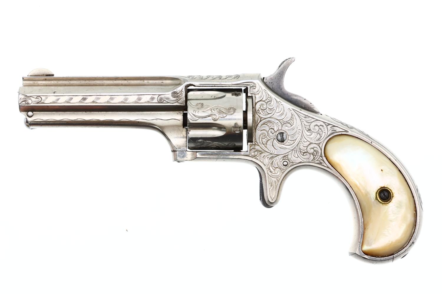 Remington Smoot 1st Model, Factory Engraved Revolver, ANTIQUE, 377, O-142