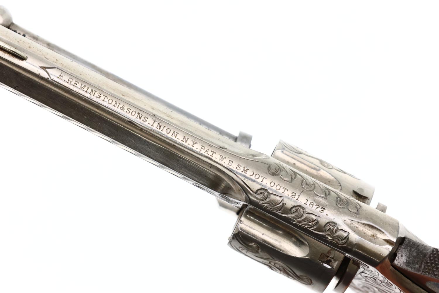 Remington Smoot 1st Model, Factory Engraved Revolver, ANTIQUE, 377, O-142 - Image 6