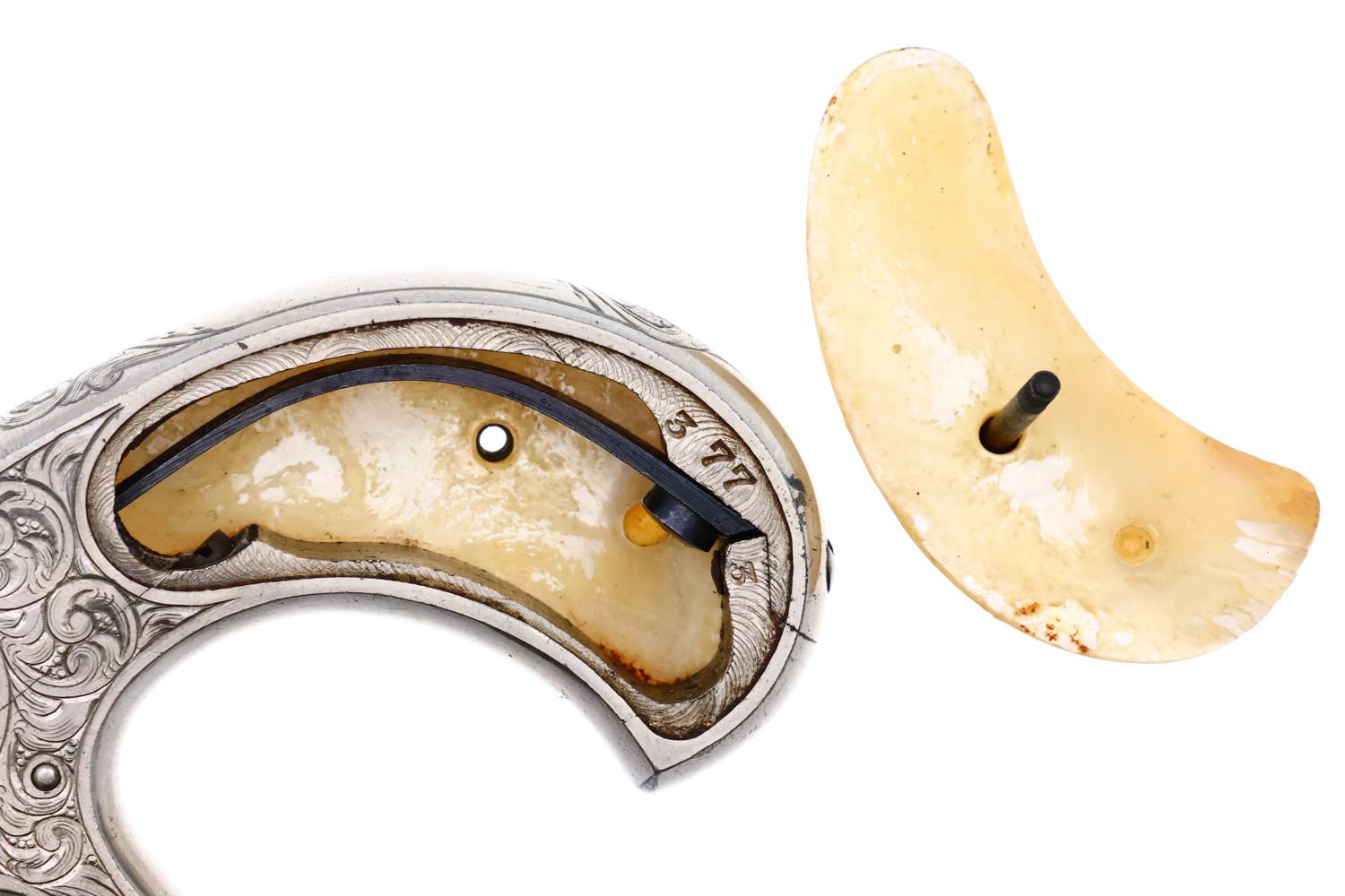 Remington Smoot 1st Model, Factory Engraved Revolver, ANTIQUE, 377, O-142 - Image 7