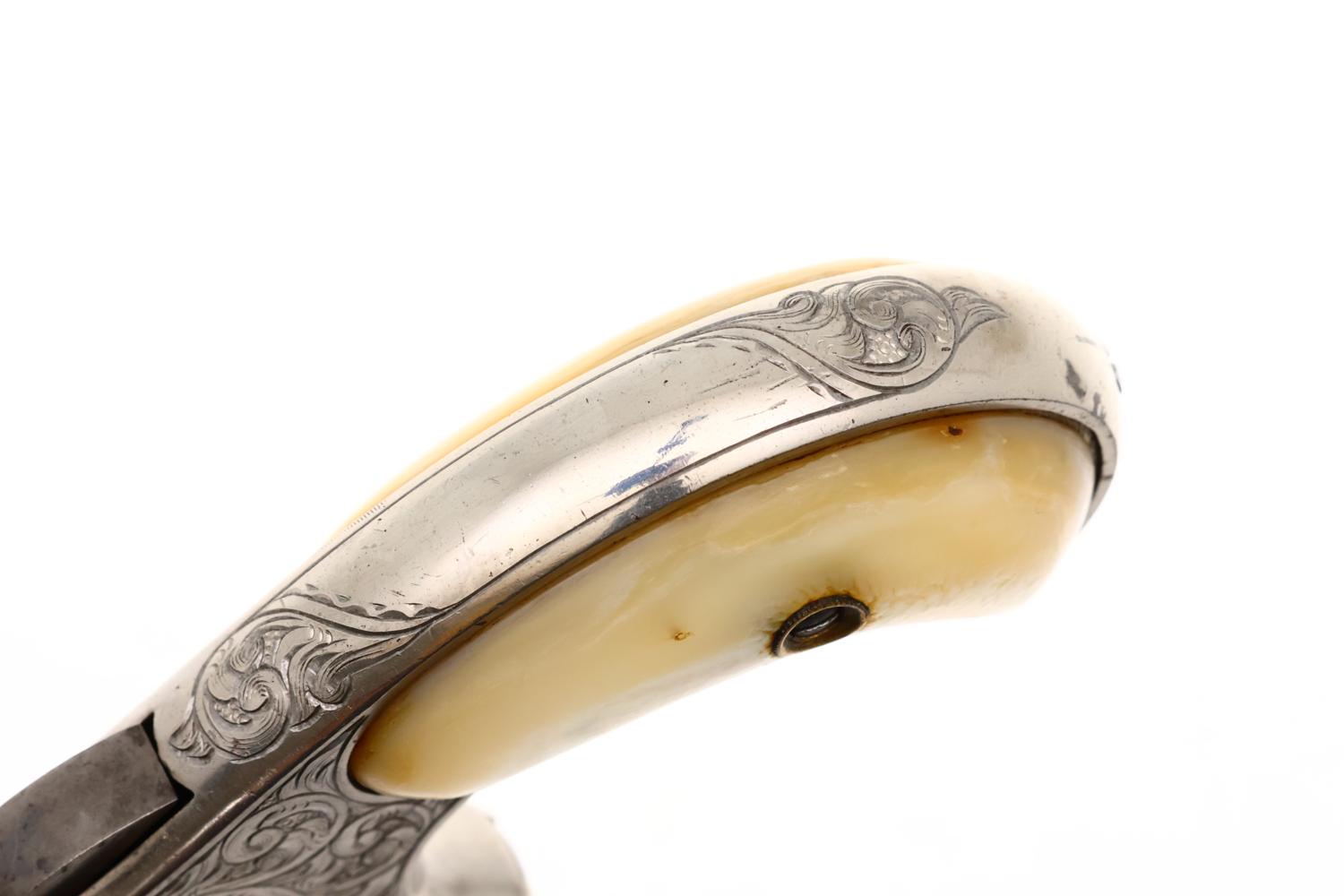 Remington Smoot 1st Model, Factory Engraved Revolver, ANTIQUE, 377, O-142 - Image 8