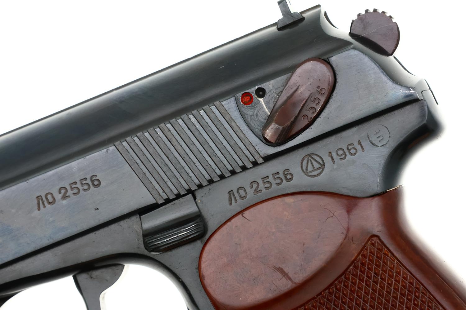 Russian, Izhevsk, Military Makarov, 1961 Dated, 2556, FB00389