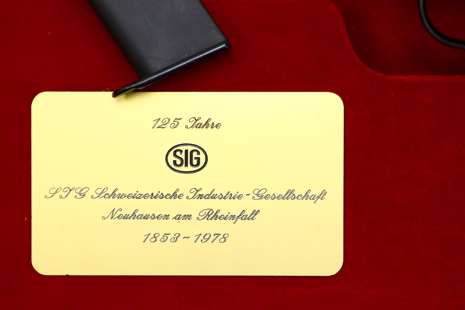 SIG, Luxury P210, 125 Year Commemorative, Cased, JP478, FB02344 - Image 17