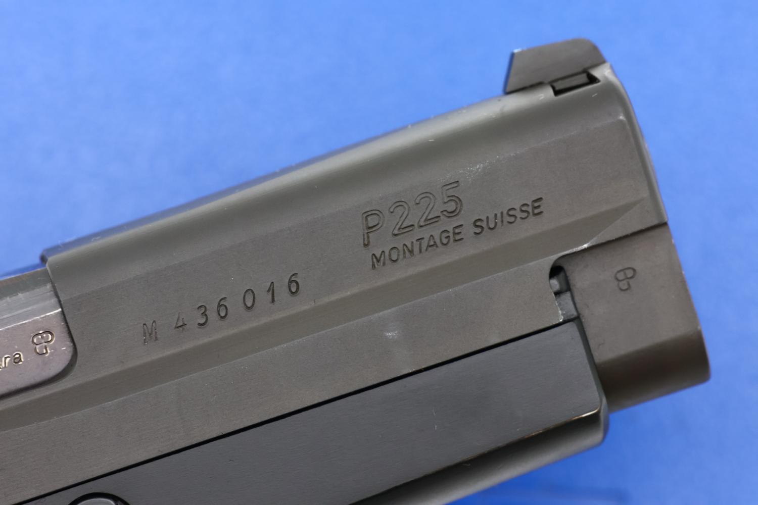 SIG Sauer P225 Pistol, Aargau Police, Swiss Made, Boxed, M436016, FB02054 - Image 5