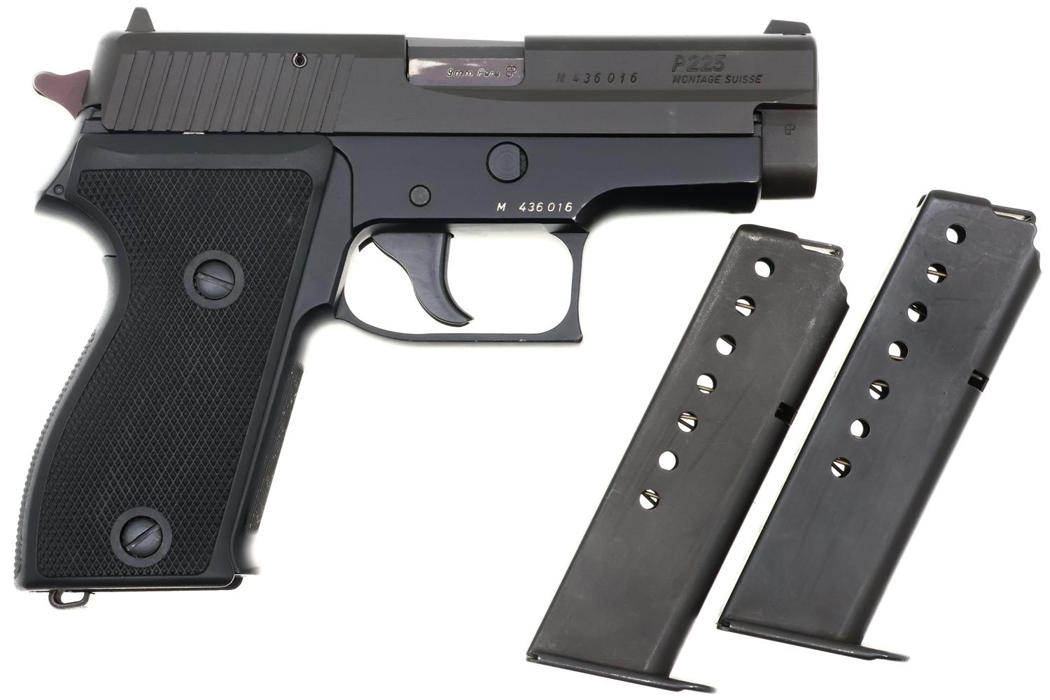 SIG Sauer P225 Pistol, Aargau Police, Swiss Made, Boxed, M436016, FB02054 - Image 6